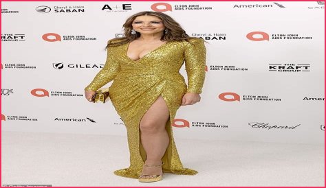 See Elizabeth Hurley In A Sexy Sequined Dress Video