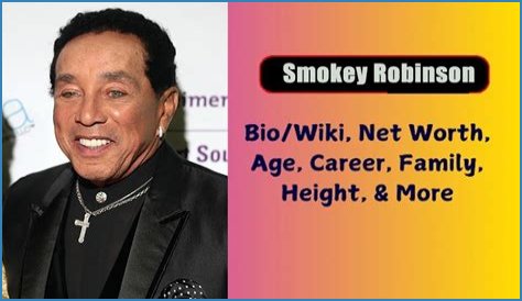 Smokey Robinson Biography, Life, Interesting Facts